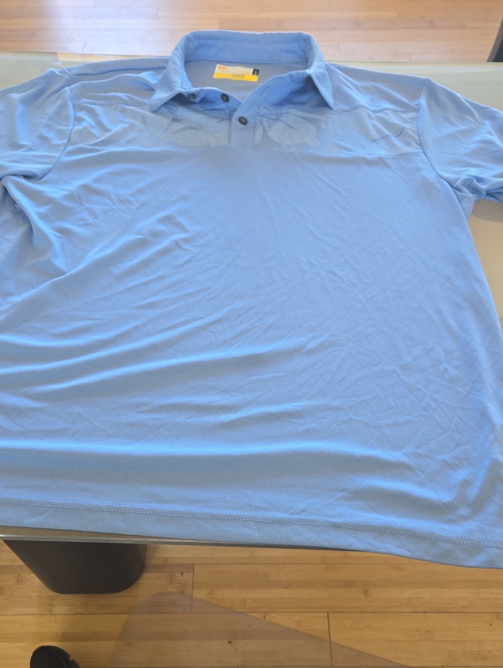 Men's Sky Blue Performance Polo Shirt